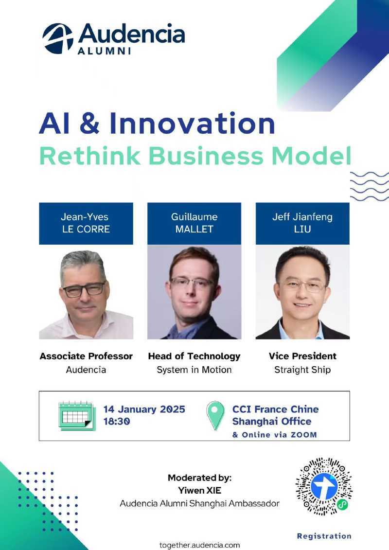 Audencia Alumni: Al& Innovation Rethink Business Mode