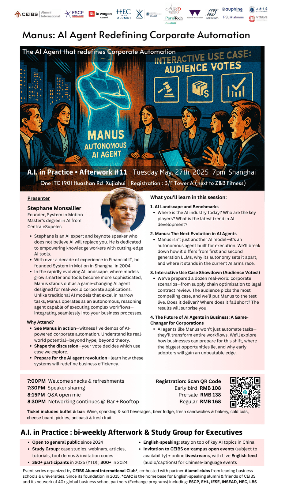 Manus: the AI Agent redefining corporate automation - Keynote - Shanghai