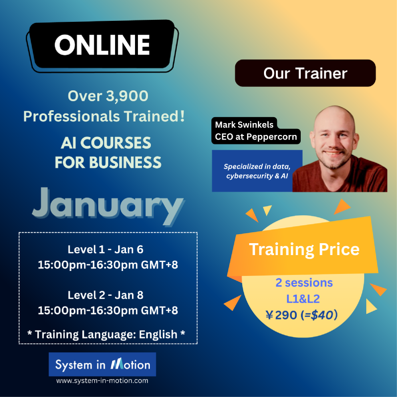 Online Training Level-2 January 8th 2026