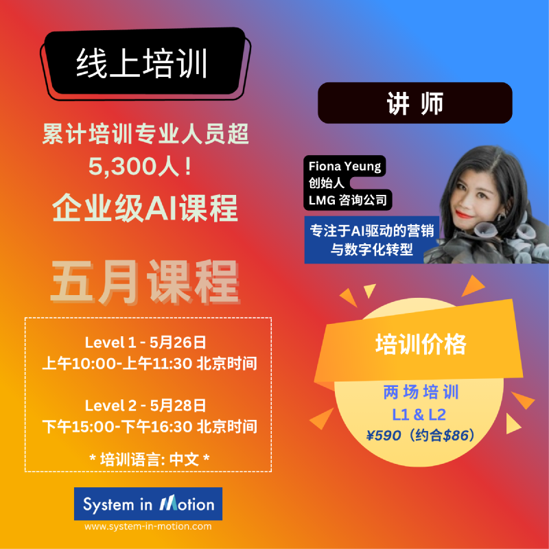 在线培训Level-1课程 2026年5月26日