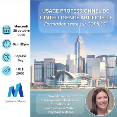 Utilisation Professionnelle de l'Intelligence Artificielle - Spécial Copilot - Formation 3H