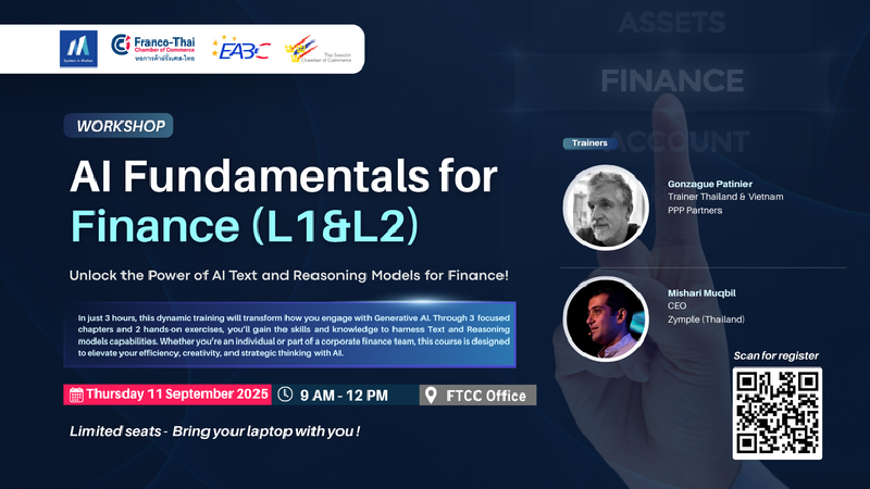 AI Fundamentals for Finance (L1&L2) - 3H Training