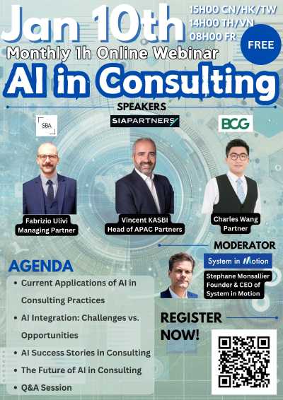 Free Webinar - AI in Consulting - January 10th 2025