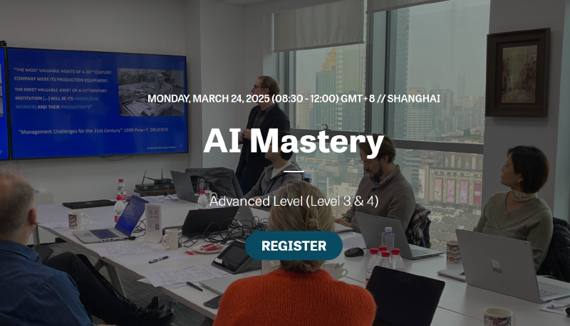 Bencham AI Mastery (L3&L4) - Mar 24th - Shanghai