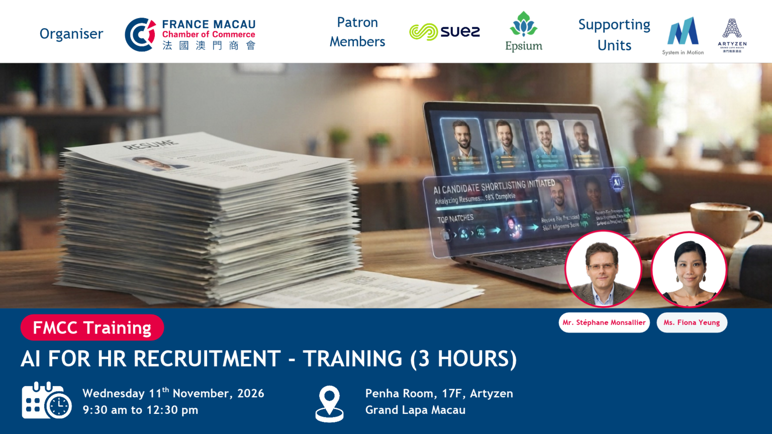 FMCC Training - AI for HR Recruitment - 3H Training