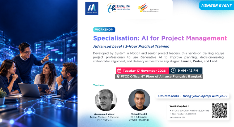 FTCC Training - AI for Project Management - 3H Workshop
