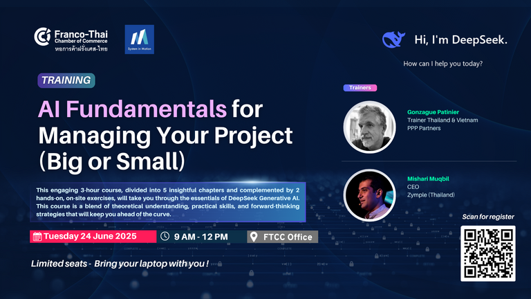 FTCC Training - AI Fundamentals for Managing Your Project (Big or Small) - 3H Training