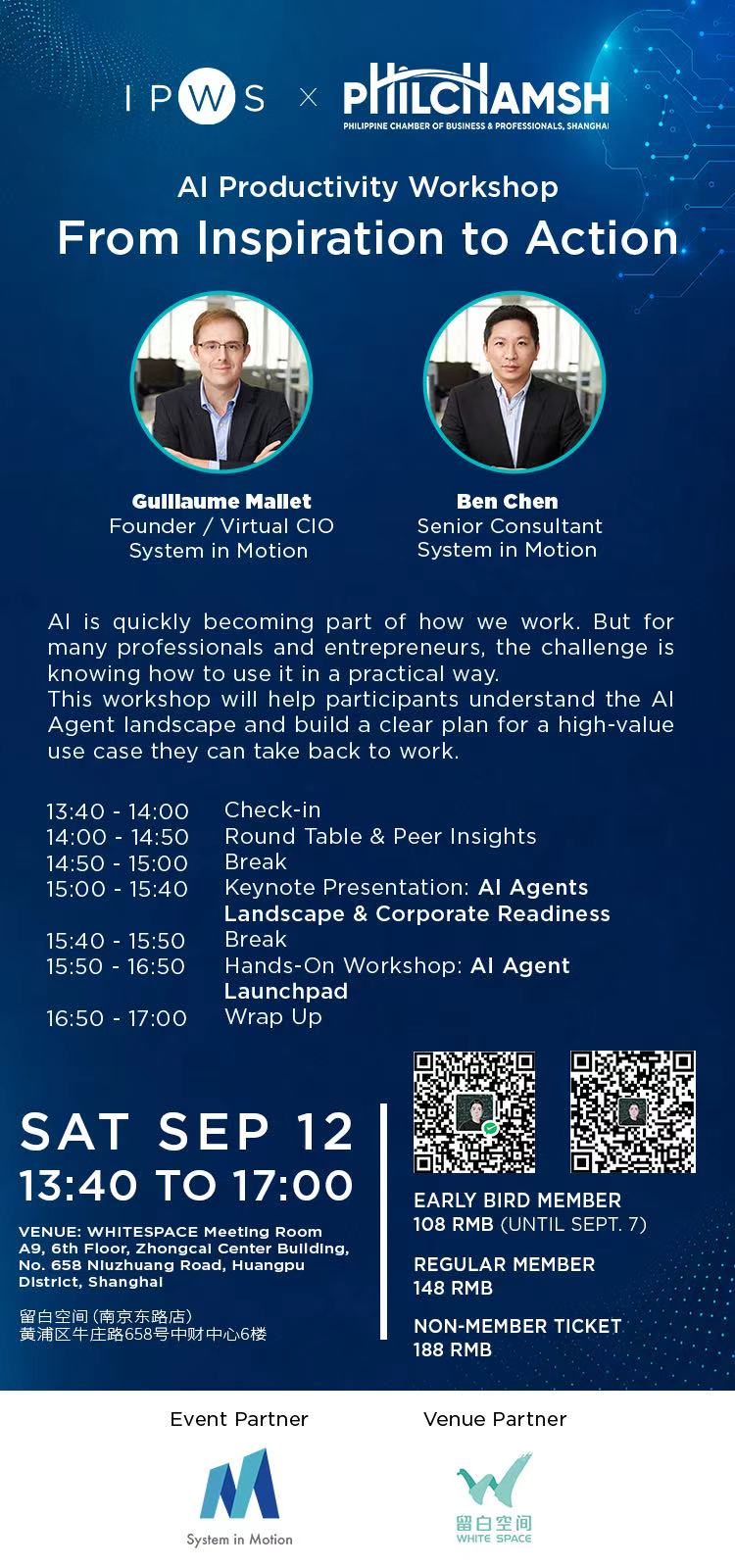 PhilCham Connect+ x IPWS AI Productivity Workshop: From Inspiration to Action