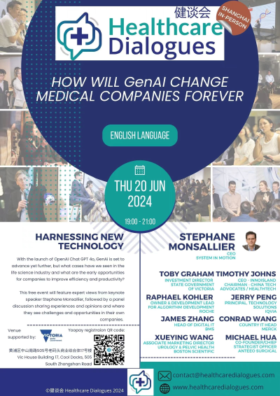 How Will GenAI Change Medical Companies Forever - June 20th - Shanghai