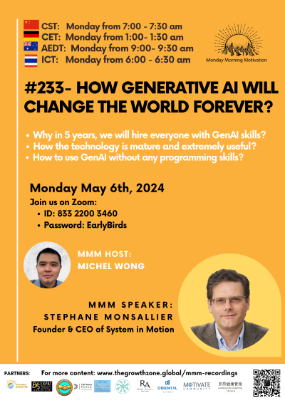 Monday Miracle Morning - How Generative AI Will Change The World Forever - May 6th