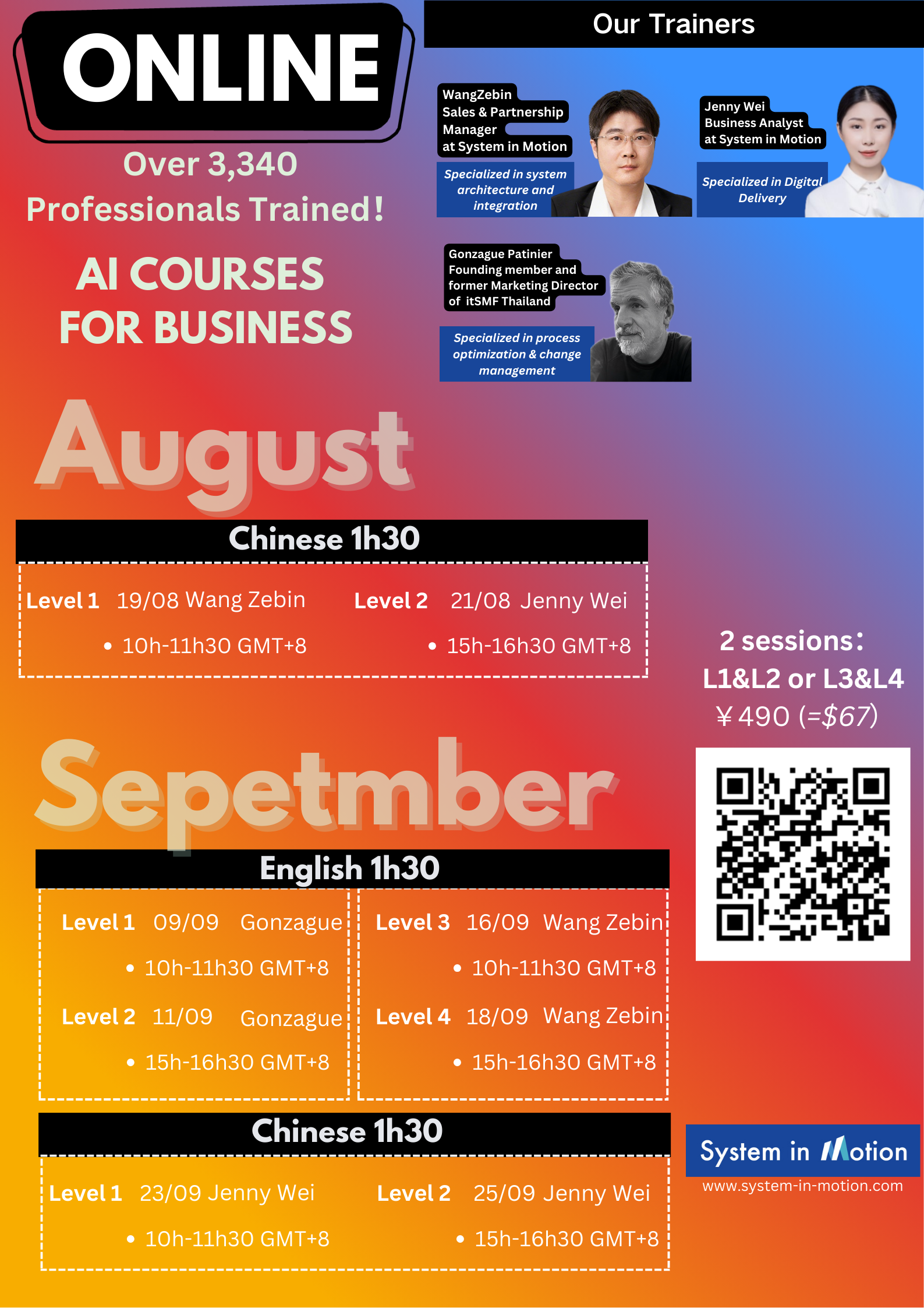 Online Training Level-3 September 16th 2025