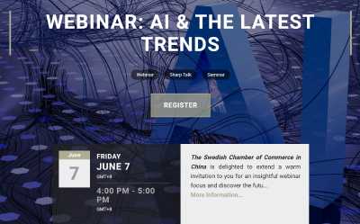 Webinar: AI & The Latest Trends - June 07th - Online